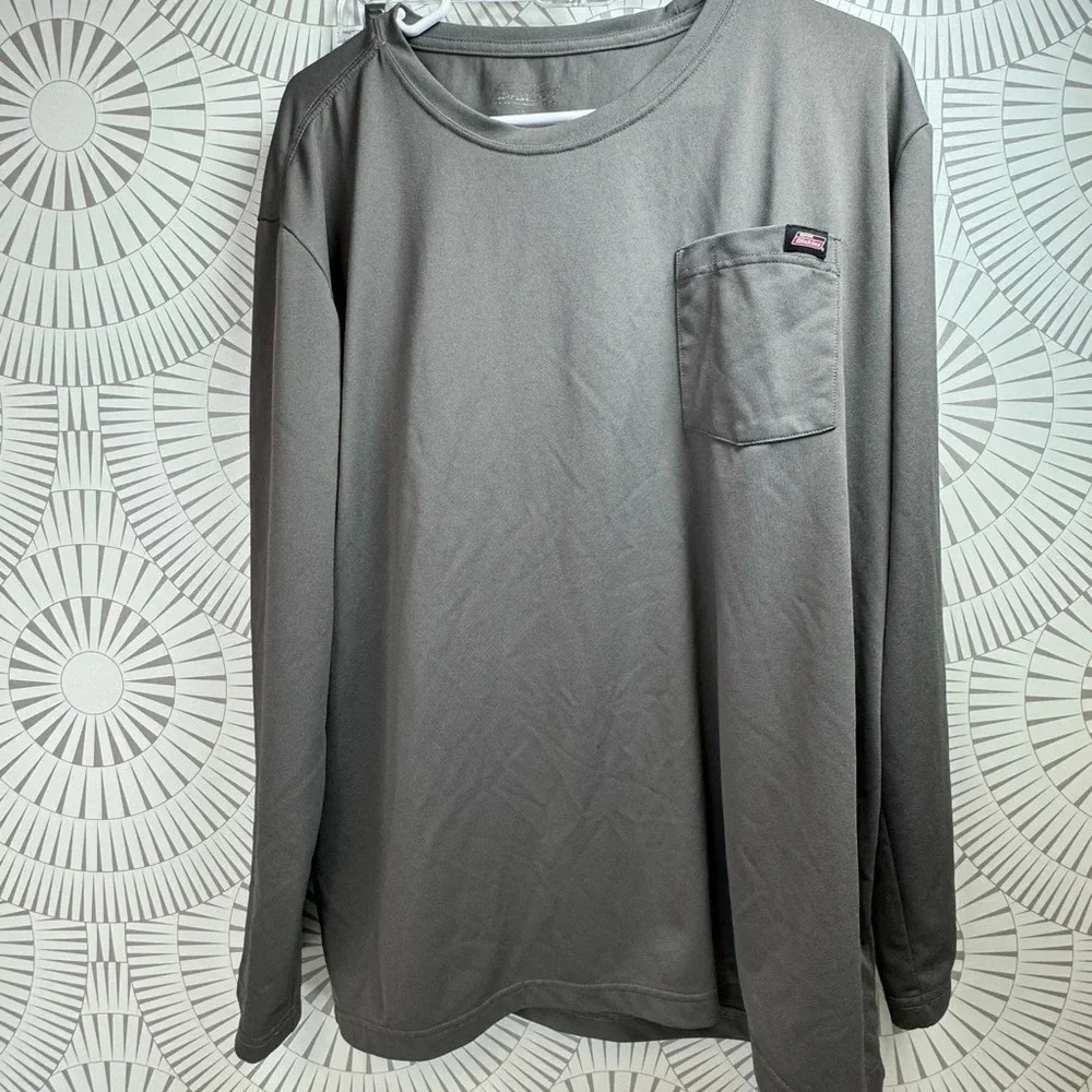 Dickies Men’s Long Sleeve Gray Shirt Size‎ XL